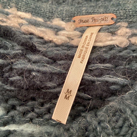 Free People Green Through The Storm Fair Isle Sweater - Picture 4 of 5